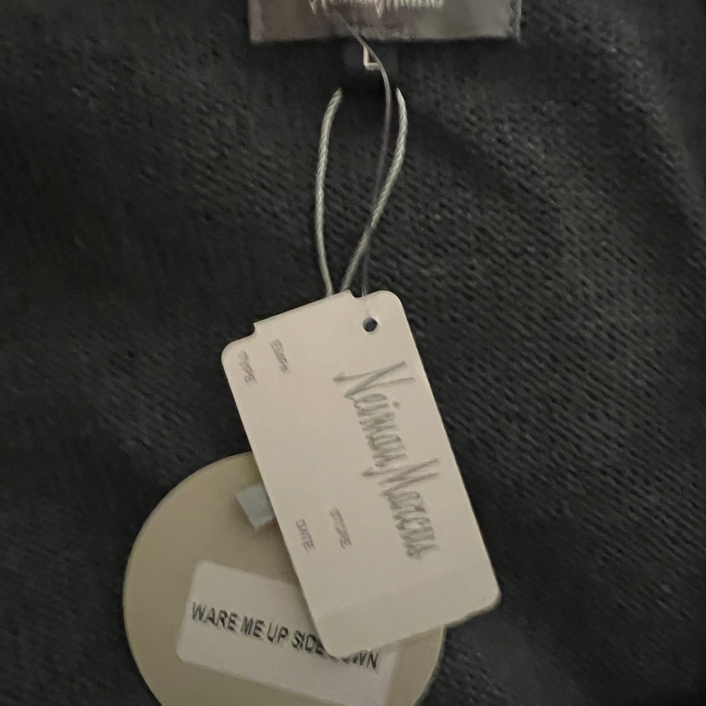 Women’s Neiman Marcus Charcoal Cardigan Sweater - Picture 5 of 5